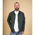 Kilian Men'S Herringbone Overshirt - Bottle Green